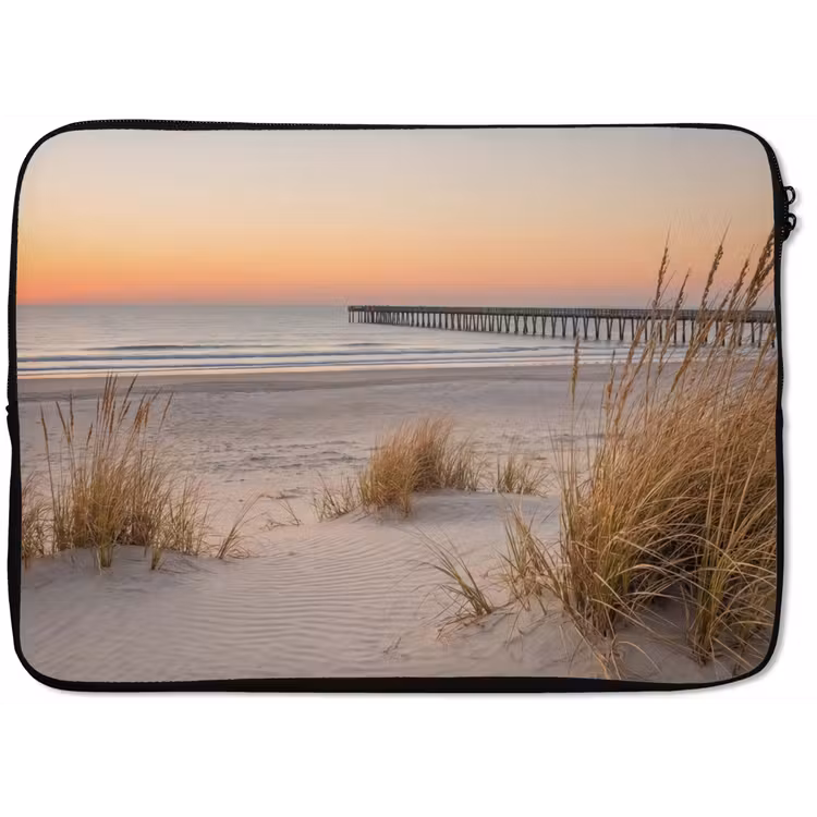 Pier - Zonsondergang - Strand laptophoes neopreen klein -zkaufland3dotto