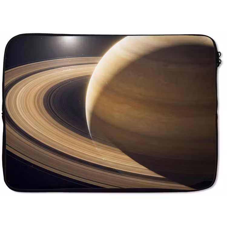 Laptophoes Planeet - Ringen - Ruimte - Planeet - Ringen - Ruimte laptophoes neopreen klein