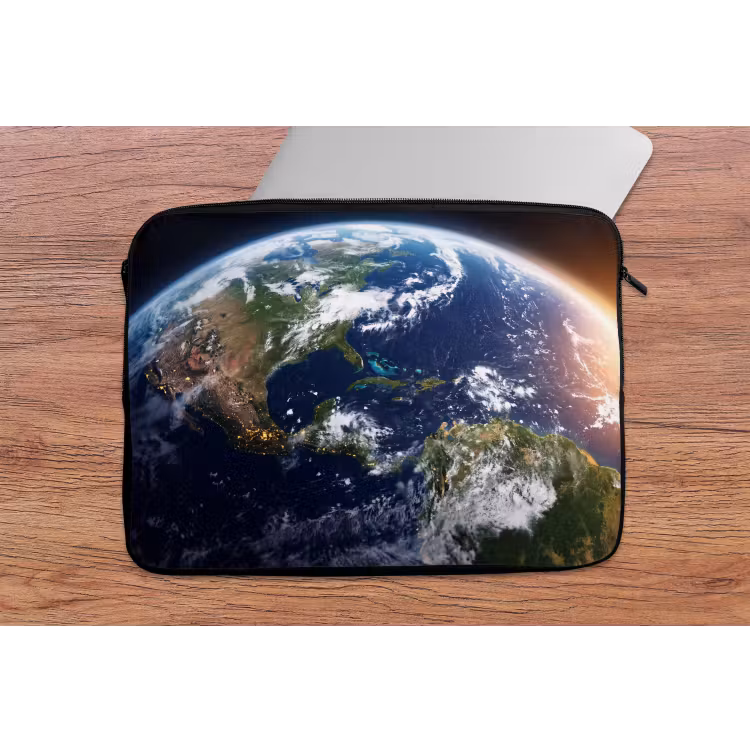 Laptophoes Planeet - Ruimte - Kosmos - Planeet - Ruimte - Kosmos laptophoes neopreen klein