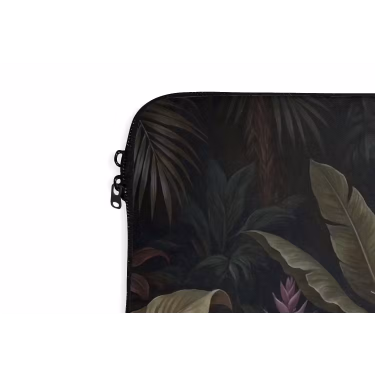 Planten - Tropisch - Jungle - Donker - Natuur laptophoes neopreen klein -detail