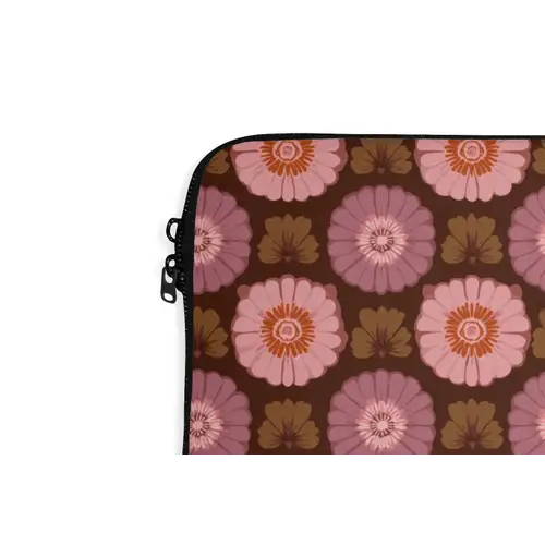 Retro - Madelief - Roze laptophoes neopreen klein 279 -detail