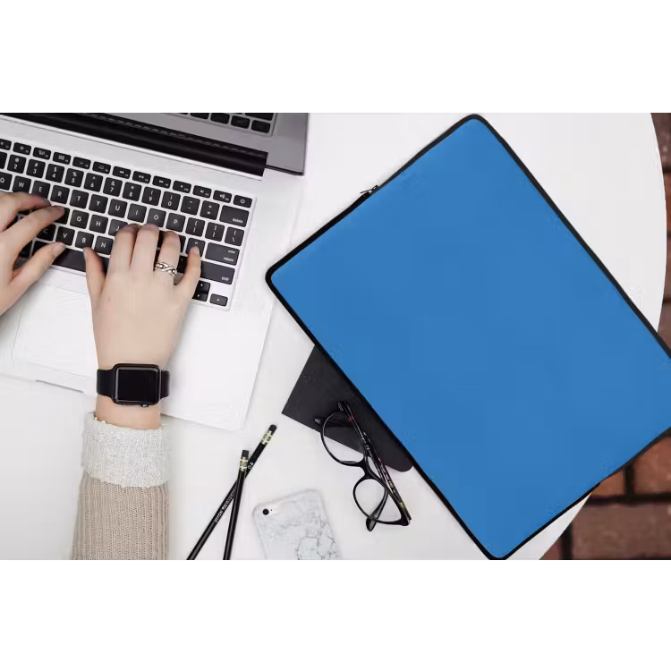 Royal - Blue - Blauw laptophoes neopreen klein 279 -bureau