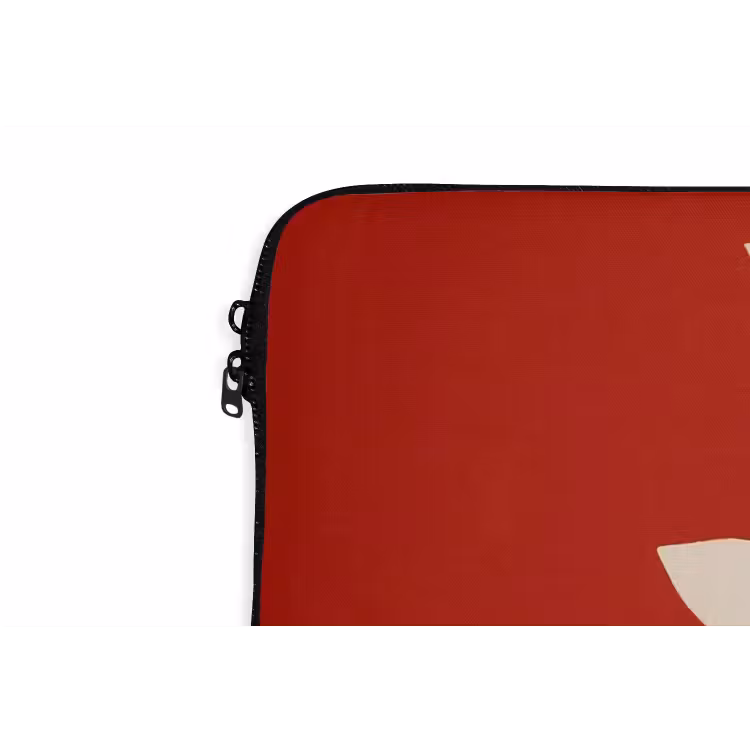 Silhouet - Bladeren - Tak laptophoes neopreen klein -detail
