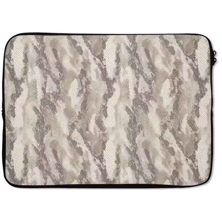 Slang - Patroon - Taupe laptophoes neopreen klein 279 -zkaufland3dotto