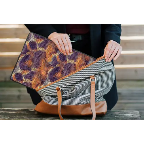 Slang - Schubben - Kleurrijk laptophoes neopreen klein 279 -tas