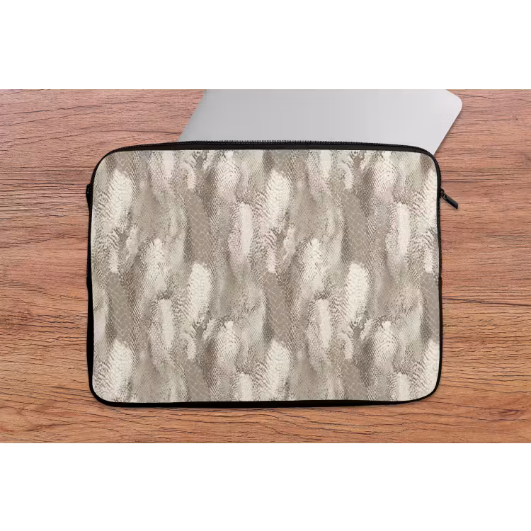 Slang - Textuur - Zand laptophoes neopreen klein 279 -tafel