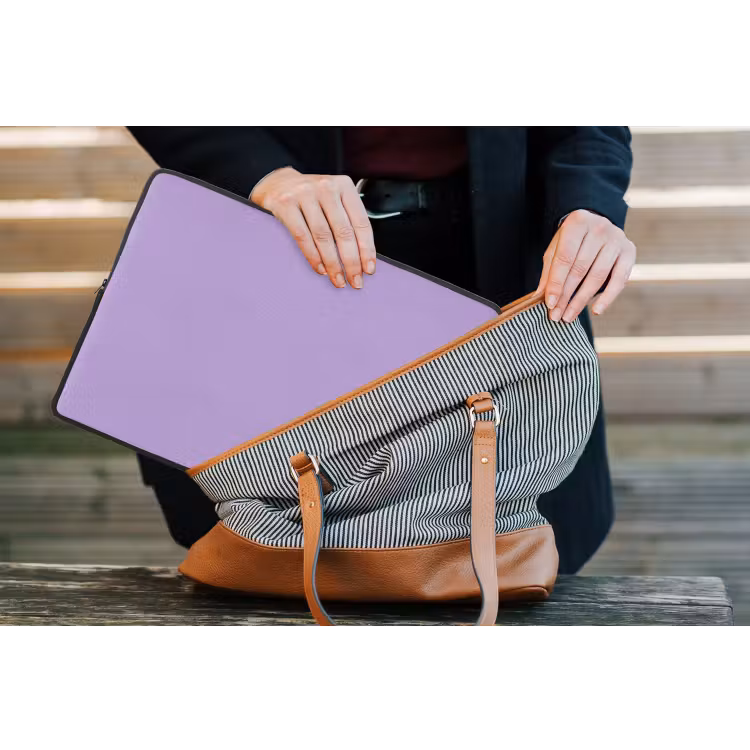 Soft - Lavender - Paars laptophoes neopreen klein 279 -tas