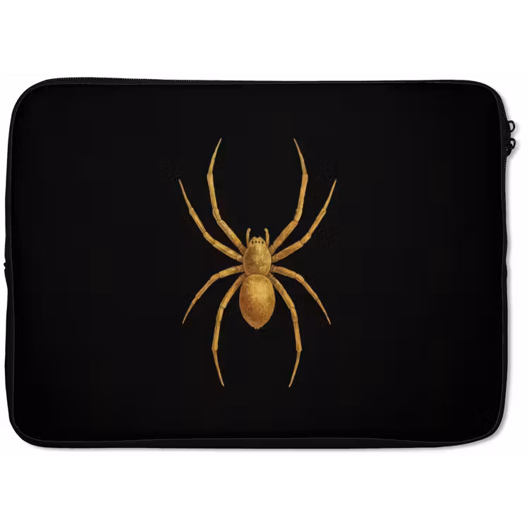 Spin - Goud - Minimalistisch - Poten laptophoes neopreen klein -zkaufland3dotto