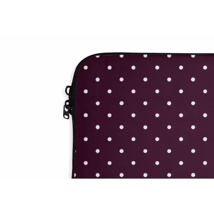 Stippen - Modern - Paars laptophoes neopreen klein 279 -detail