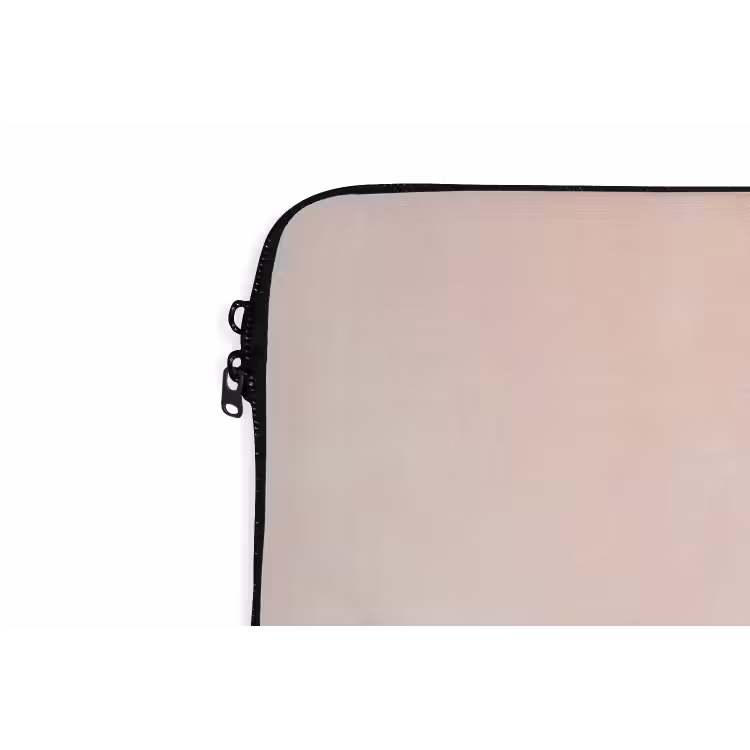 Stoel - Vaas - Bloemen - Geblokt laptophoes neopreen klein -detail