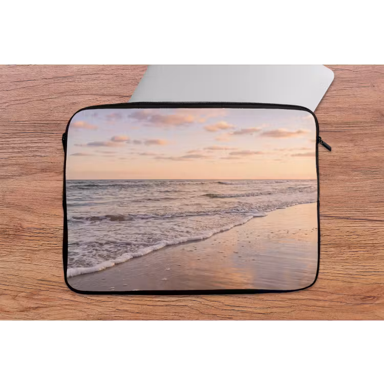 Strand - Branding - Wolken laptophoes neopreen klein -tafel