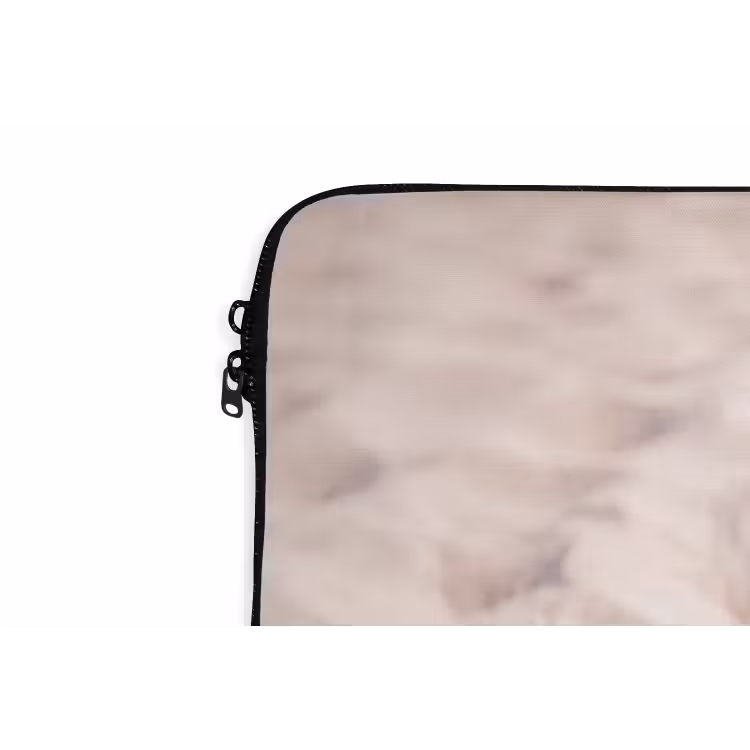 Strand - Schelpen - Zomer - Roze - Decoratie laptophoes neopreen klein -detail