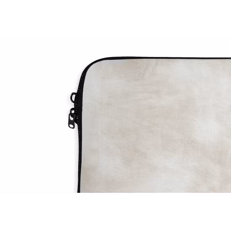 Subtiel - Structuur - Beige laptophoes neopreen klein 279 -detail