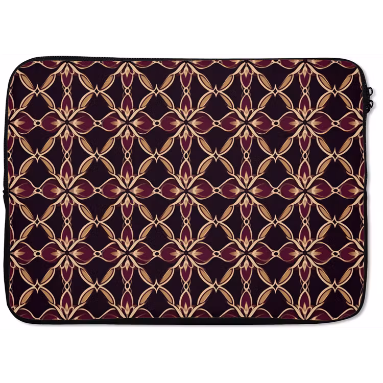 Symmetrisch - Tegel - Burgundy laptophoes neopreen klein 279 -zkaufland3dotto
