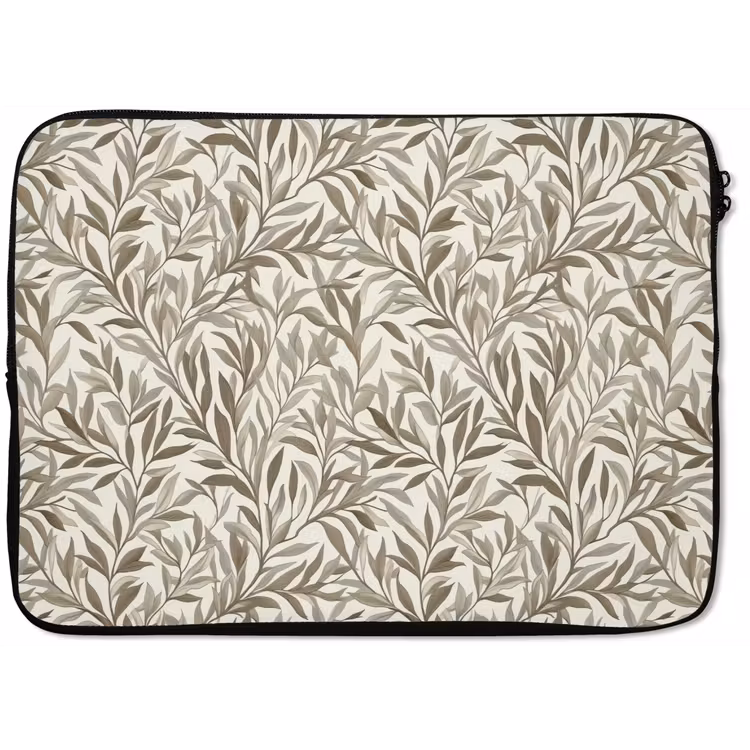 Takken - Botanisch - Taupe laptophoes neopreen klein 279 -zkaufland3dotto
