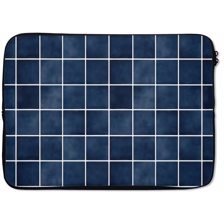Tegel - Modern - Blauw laptophoes neopreen klein 279 -zkaufland3dotto