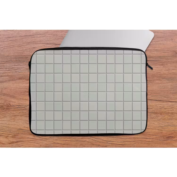 Tegel - Patroon - Lichtgroen laptophoes neopreen klein 279 -tafel