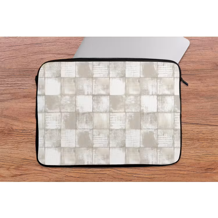 Tegel - Patroon - Verweerd laptophoes neopreen klein 279 -tafel