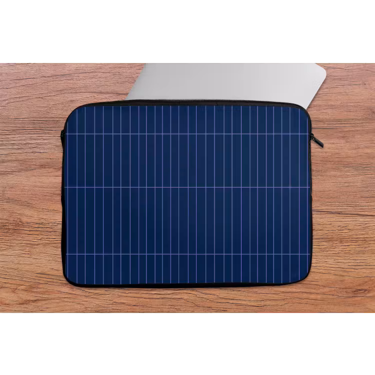 Tegels - Langwerpig - Blauw laptophoes neopreen klein 279 -tafel