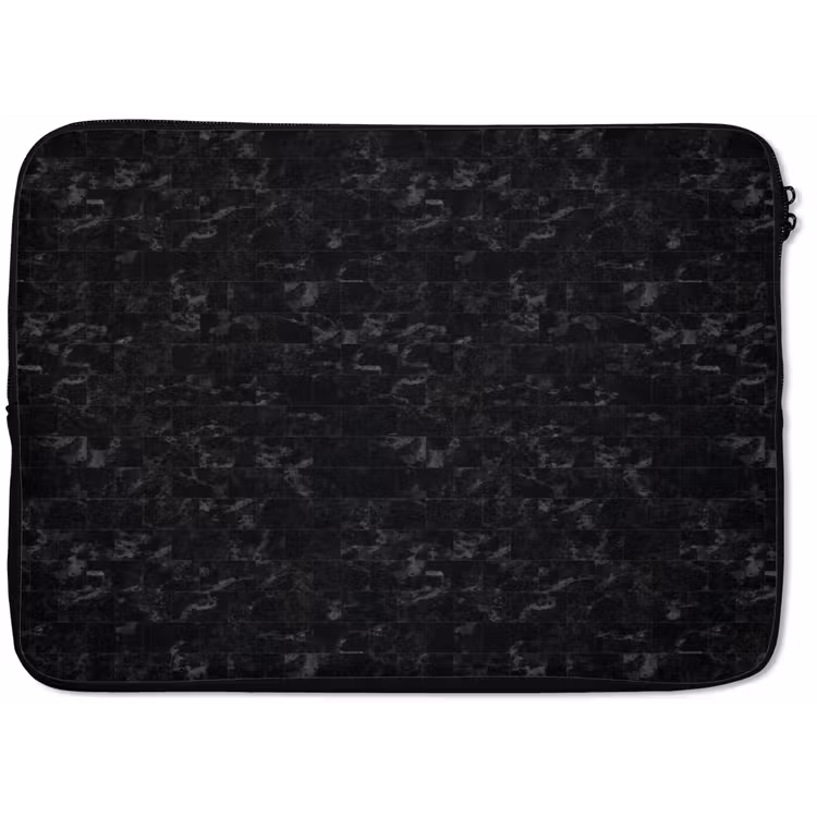 Tegels - Patroon - Marmer - Zwart laptophoes neopreen klein 279 -zkaufland3dotto