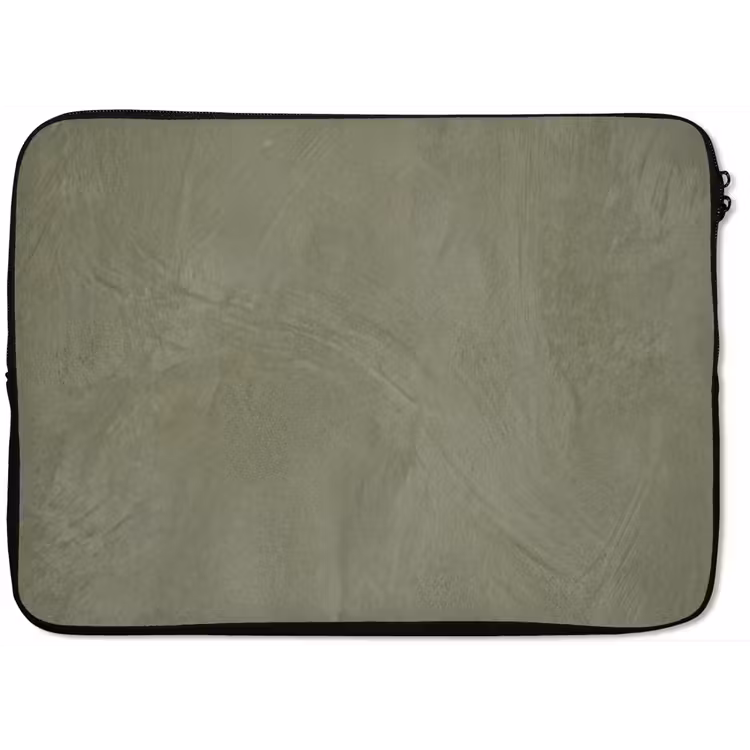 Textuur - Betonlook - Achtergrond - Modern - Groen laptophoes neopreen klein -zkaufland3dotto