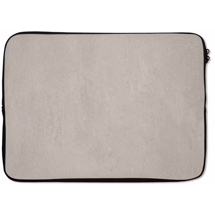 Textuur - Effen - Abstract - Beige laptophoes neopreen klein -zkaufland3dotto