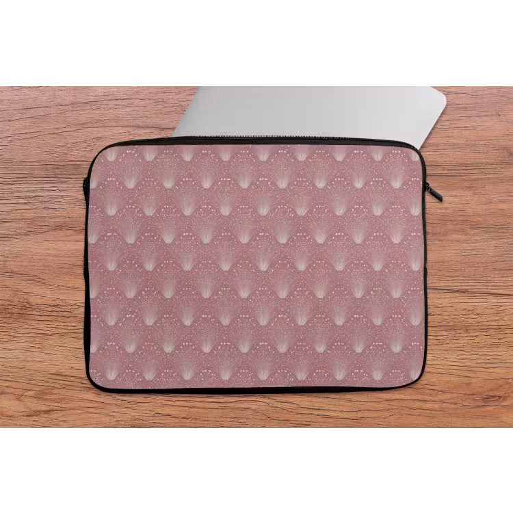 Trendy - Patroon - Roze laptophoes neopreen klein 279 -tafel