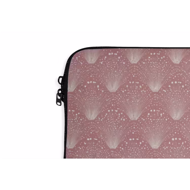 Trendy - Patroon - Roze laptophoes neopreen klein 279 -detail