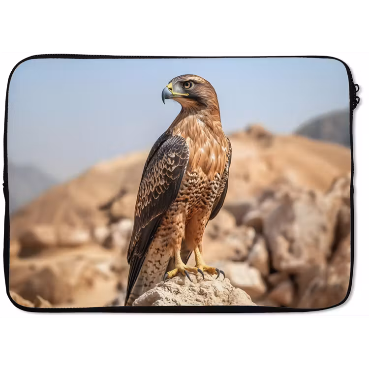 Valk - Vogel - Rots - Macht laptophoes neopreen klein -zkaufland3dotto