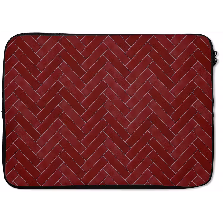 Visgraat - Wandtegel - Bordeaux - Rood laptophoes neopreen klein 279 -zkaufland3dotto