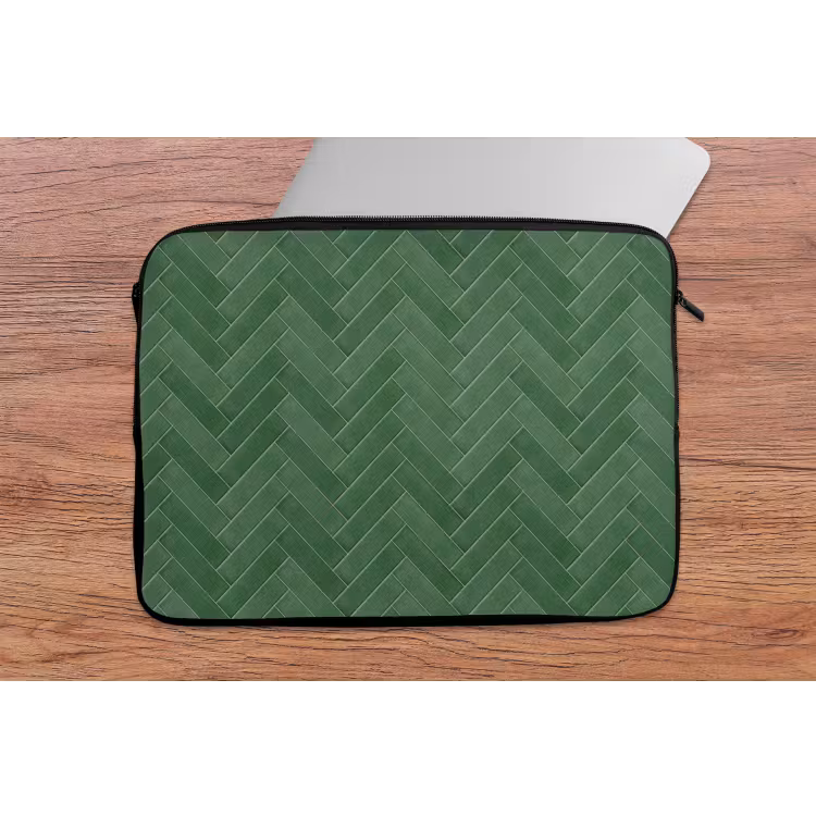 Visgraat - Wandtegel - Bosgroen laptophoes neopreen klein 279 -tafel
