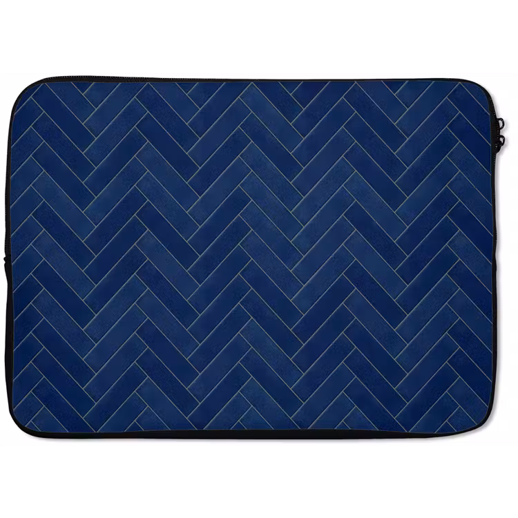 Visgraat - Wandtegel - Donkerblauw - Navy Blue laptophoes neopreen klein 279 -zkaufland3dotto