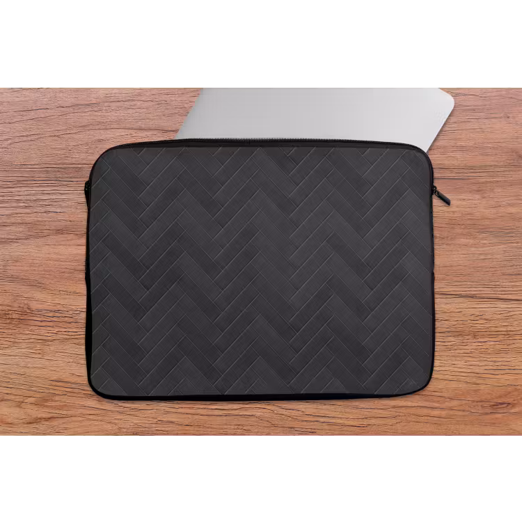 Visgraat - Wandtegel - Donkergrijs laptophoes neopreen klein 279 -tafel
