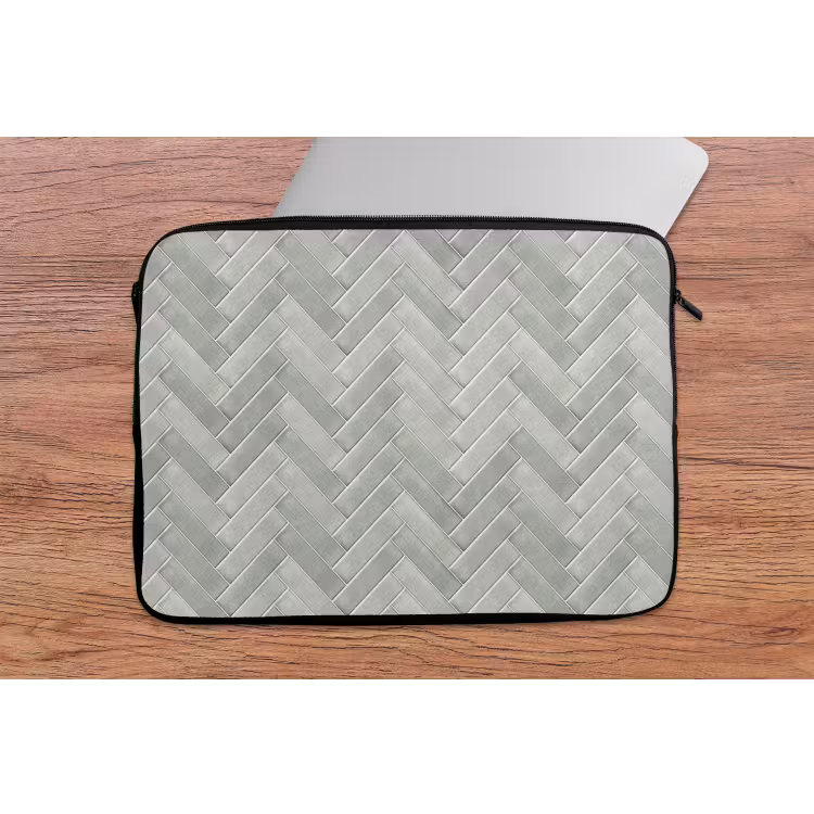 Visgraat - Wandtegel - Grijs laptophoes neopreen klein 279 -tafel