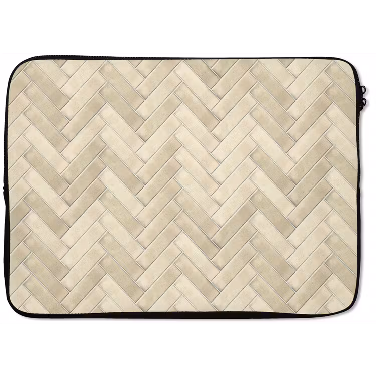 Visgraat - Wandtegel - Licht Beige laptophoes neopreen klein 279 -zkaufland3dotto