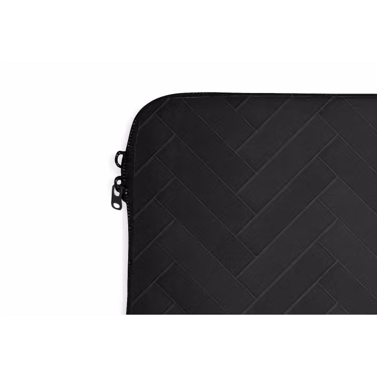 Visgraat - Wandtegel - Mat - Zwart laptophoes neopreen klein 279 -detail