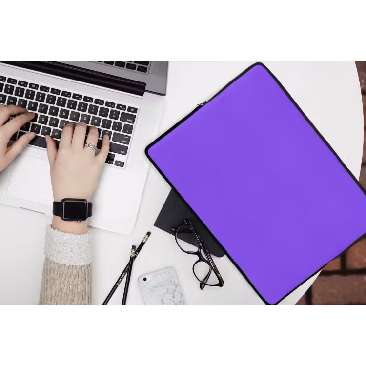 Vivid - Violet - Paars laptophoes neopreen klein 279 -bureau