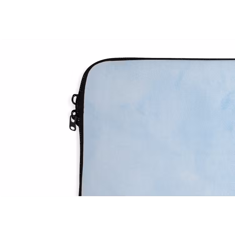 Vlinders - Sierlijk - Blauw laptophoes neopreen klein -detail