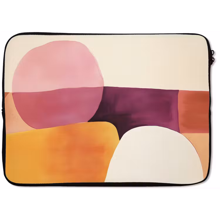 Vormen - Abstract - Kleurrijk laptophoes neopreen klein -zkaufland3dotto