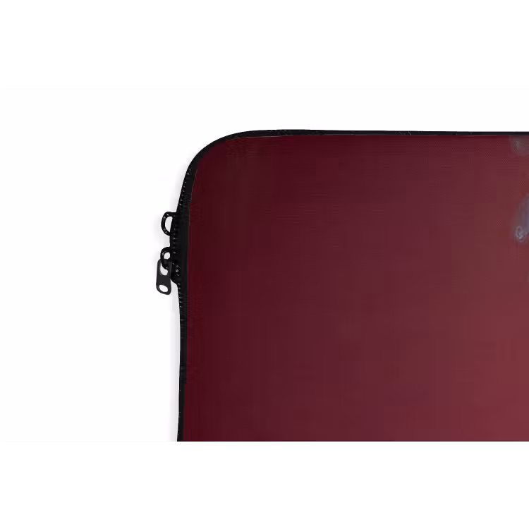 Vrouw - Bontjas - Mode - Klassiek - Rood laptophoes neopreen klein -detail
