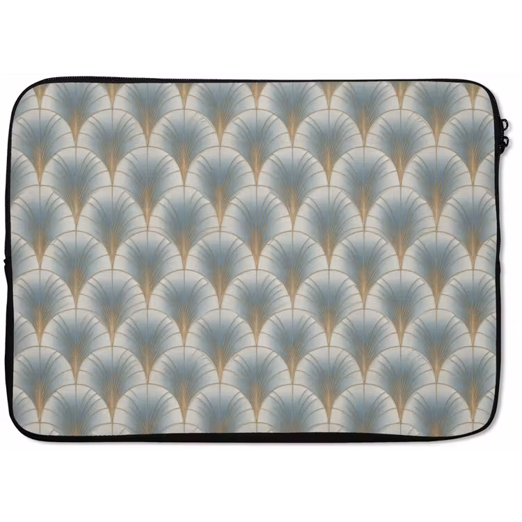 Waaier - Klassiek - Blauw laptophoes neopreen klein 279 -zkaufland3dotto