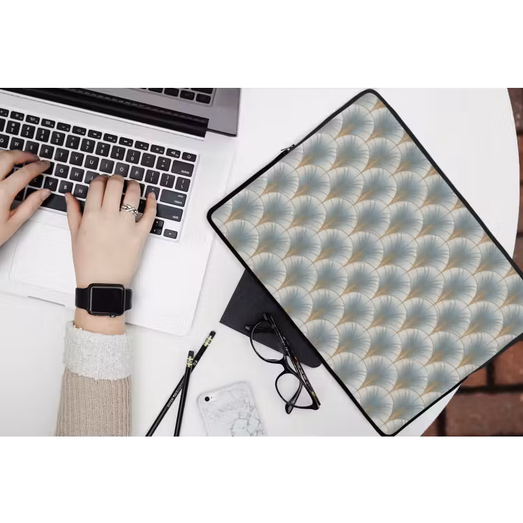 Waaier - Klassiek - Blauw laptophoes neopreen klein 279 -bureau
