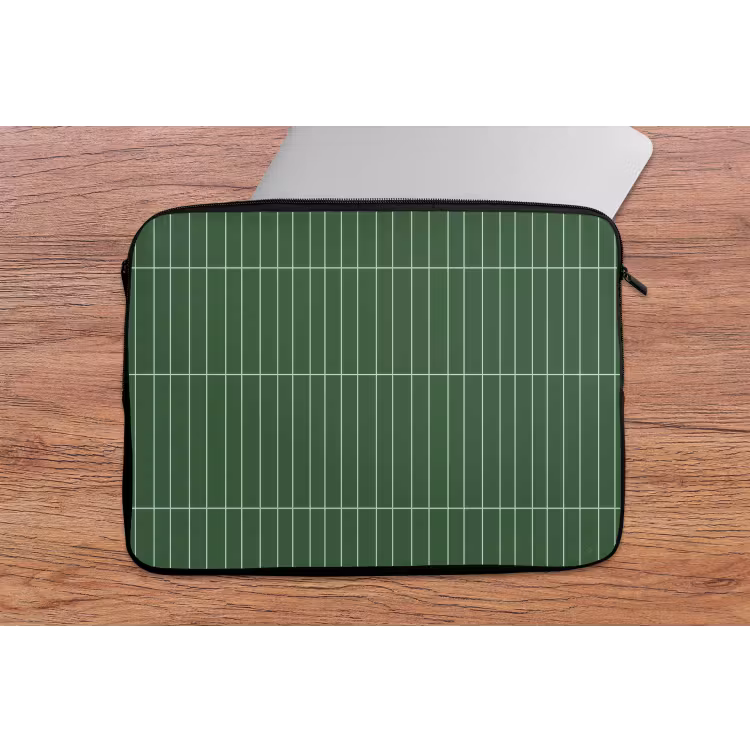 Wandtegel - Verticaal - Donkergroen laptophoes neopreen klein 279 -tafel