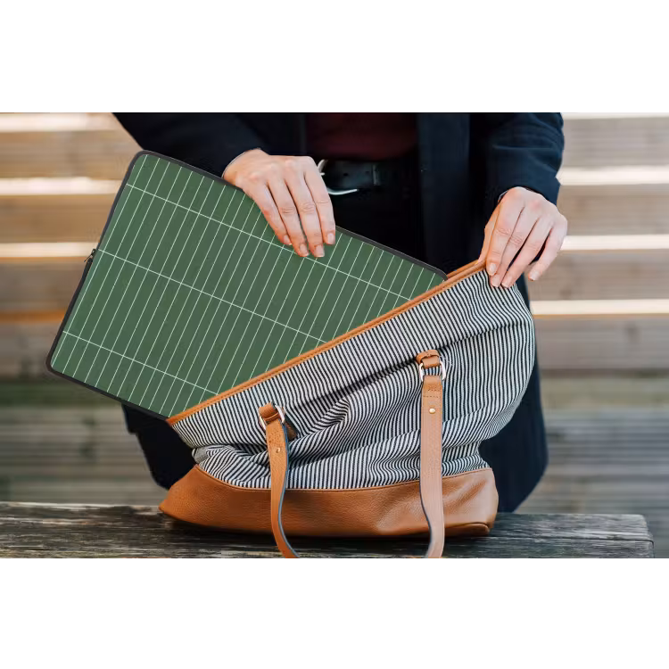 Wandtegel - Verticaal - Donkergroen laptophoes neopreen klein 279 -tas