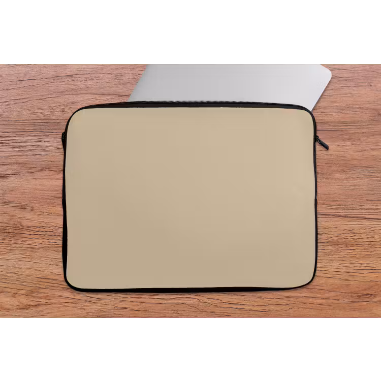 Warm - Sand - Nude laptophoes neopreen klein 279 -tafel
