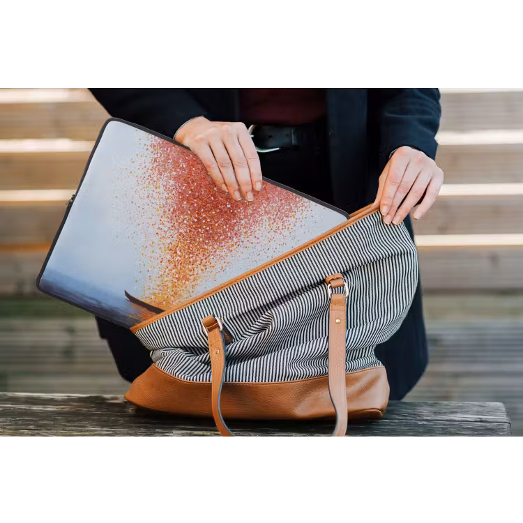Wolk - Confetti - Boot - Wateroppervlakte laptophoes neopreen klein -tas