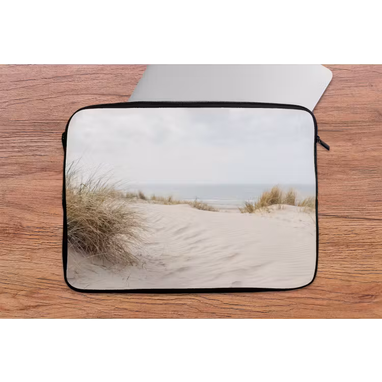 Wolken - Duinlandschap - Zand laptophoes neopreen klein -tafel