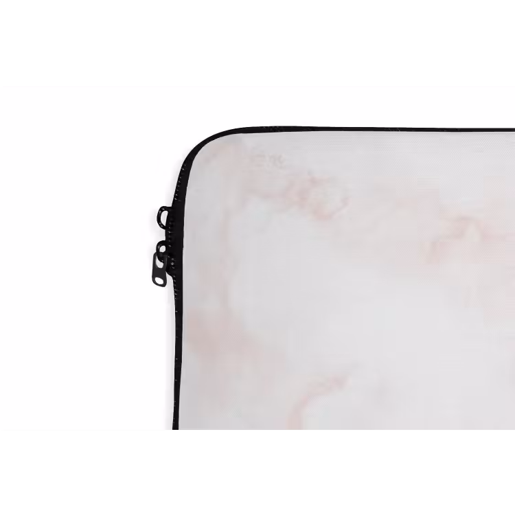 Wolkenstructuur - Roze - Marmer laptophoes neopreen klein 279 -detail