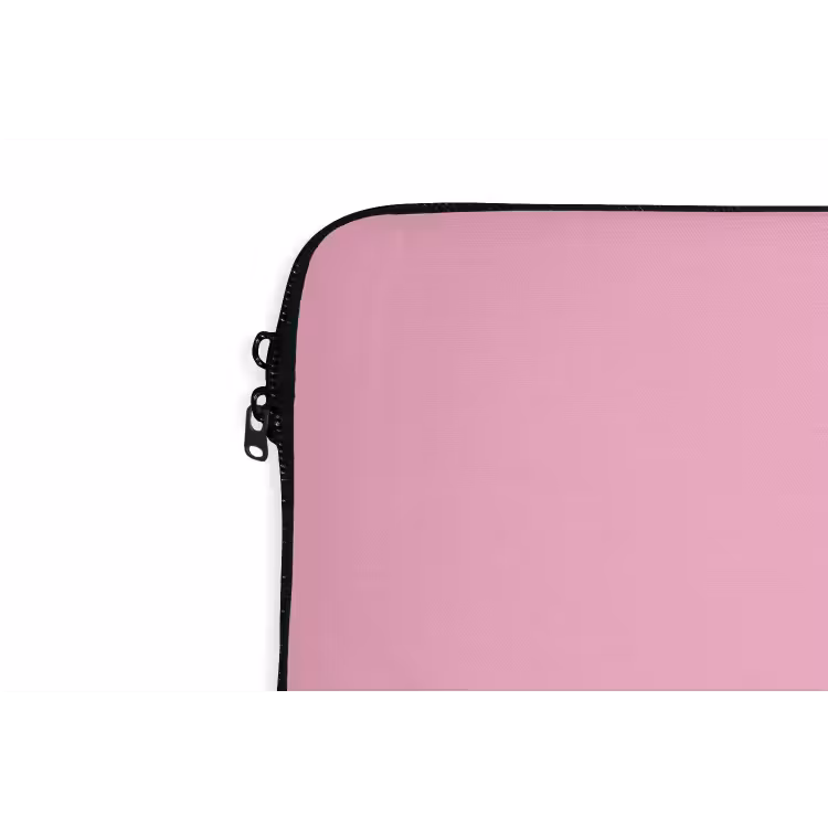 Yes you can do it - Rood - Roze laptophoes neopreen klein -detail