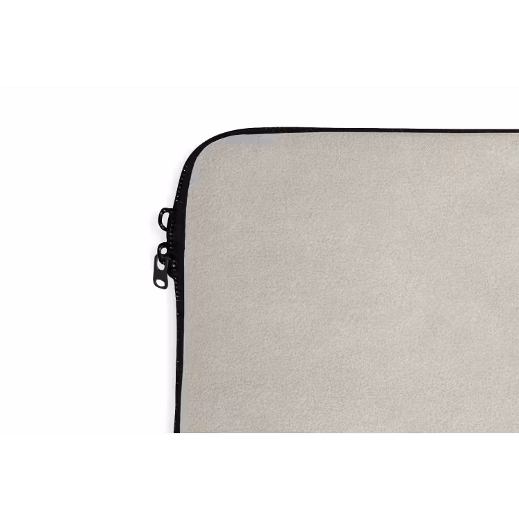 Zandkleurig - Modern - Egaal laptophoes neopreen klein 279 -detail